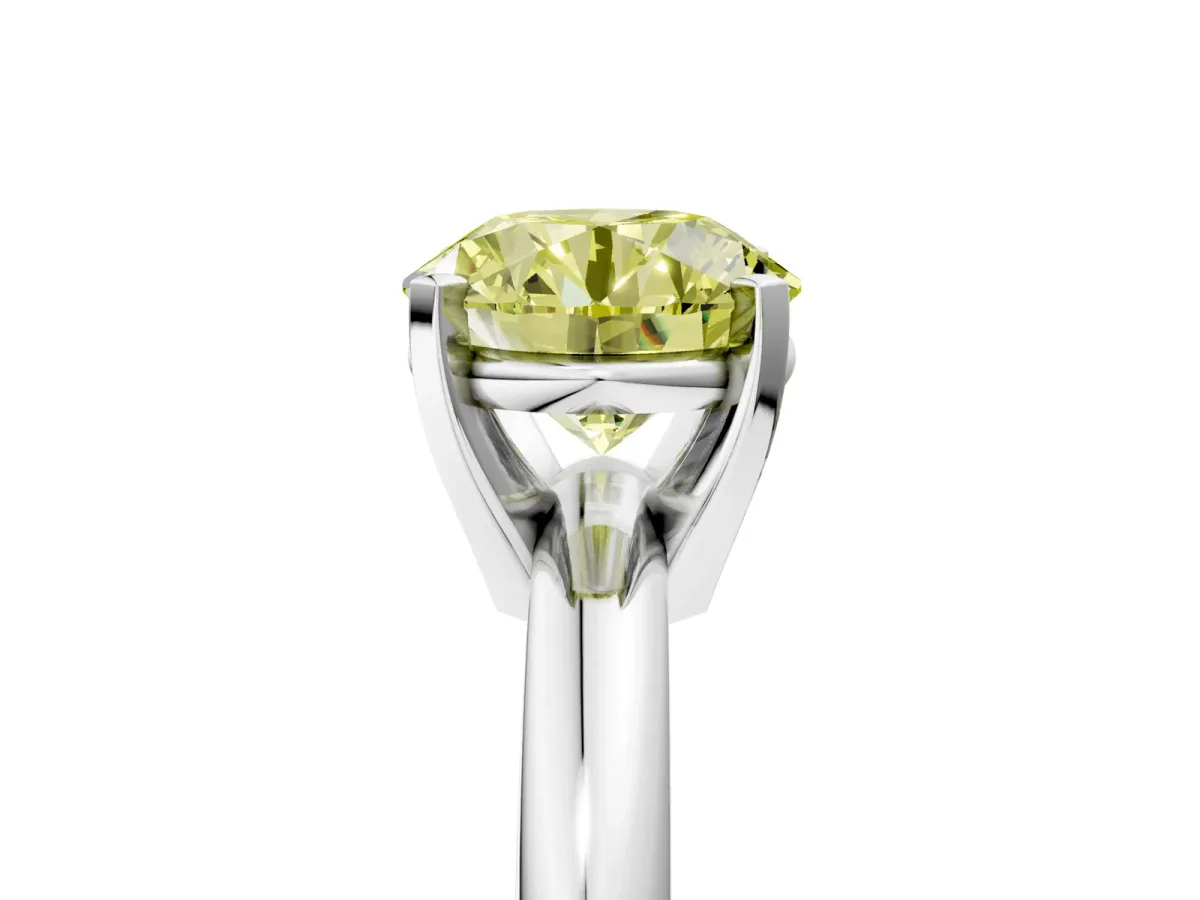 Round Green Sapphire Leaf Eternity Band with Bezel Setting Platinum