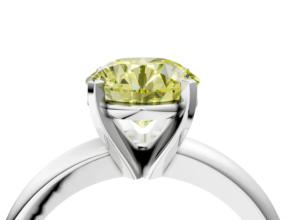Round Green Sapphire Leaf Eternity Band with Bezel Setting Platinum