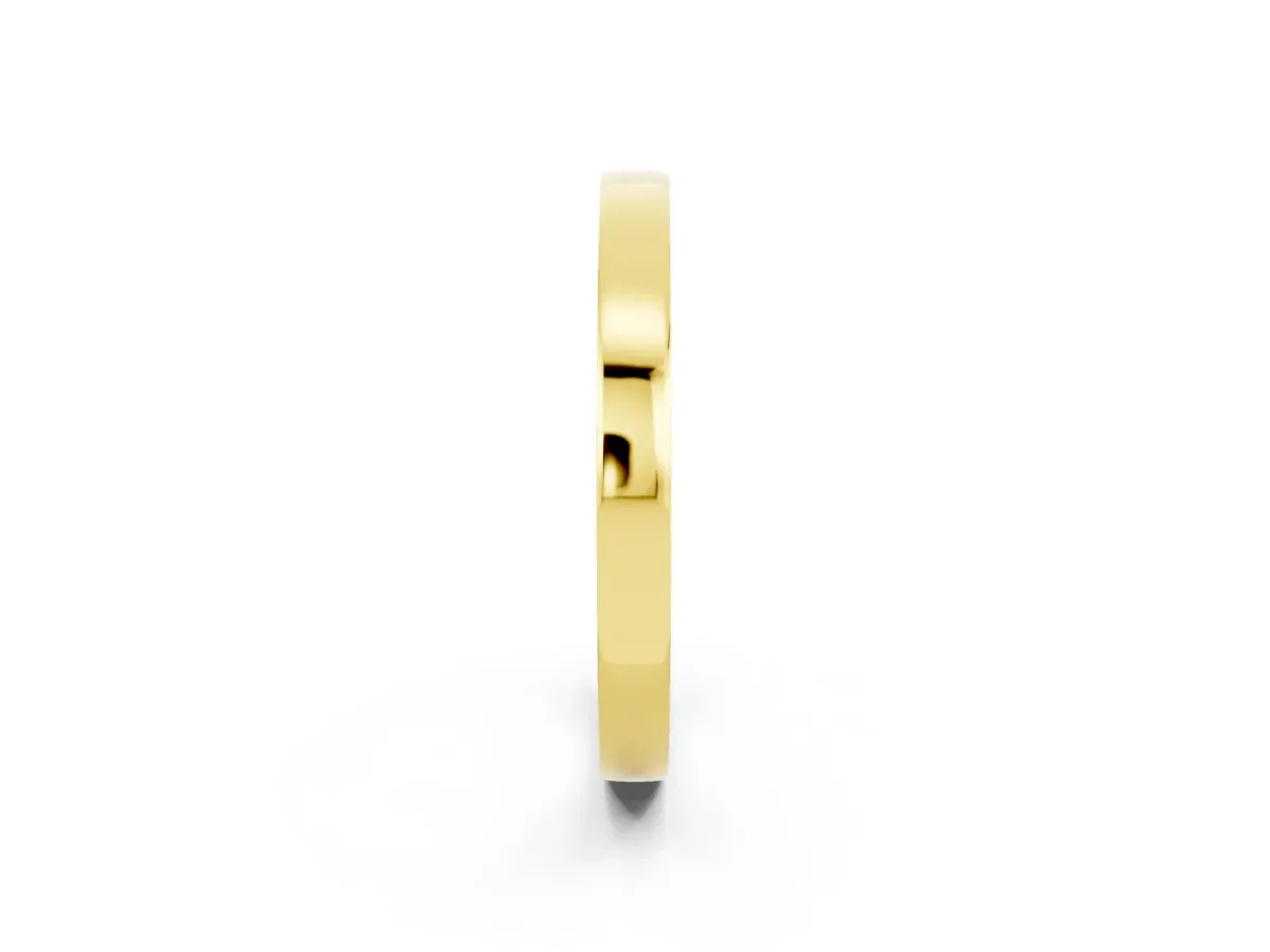 Pavé Round Pink Sapphire Channel Set Band Yellow gold