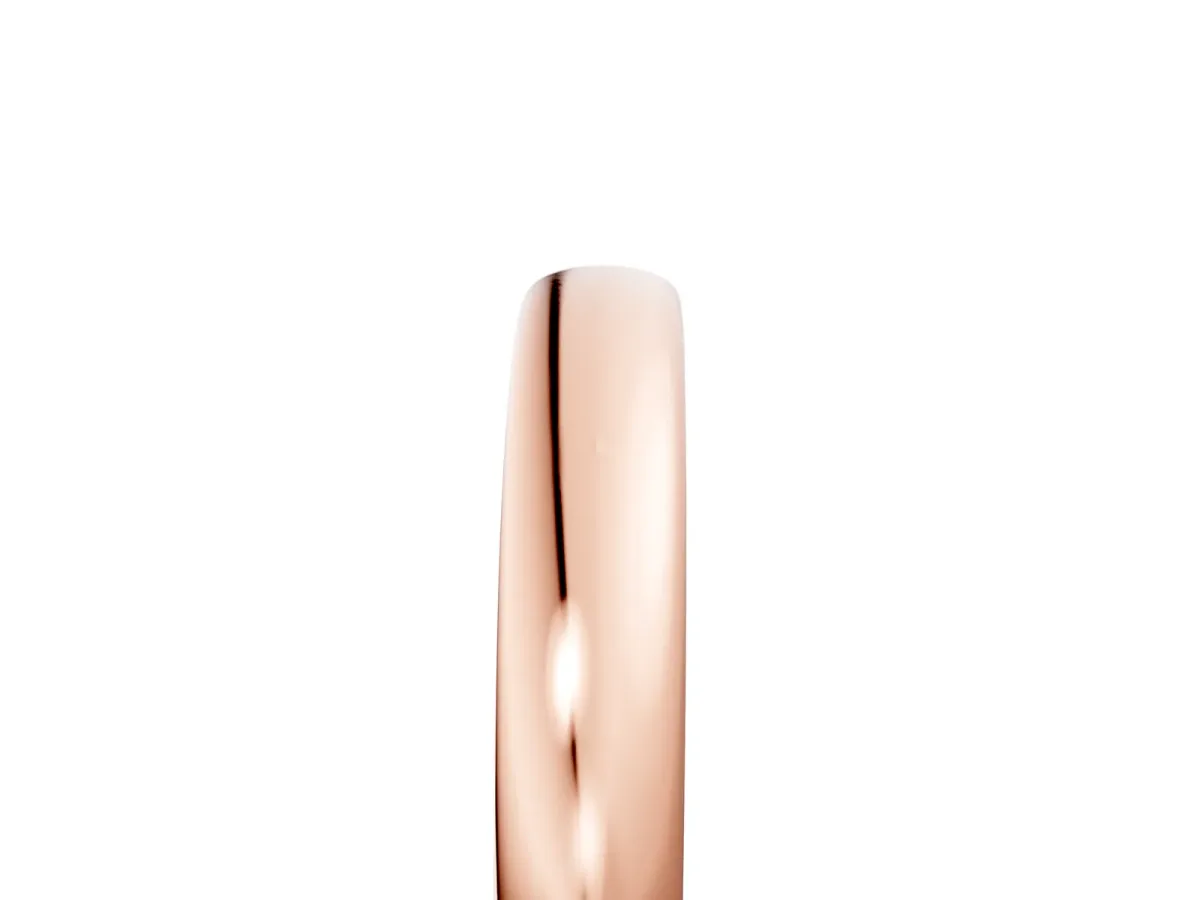 Classic Plain Metal Band Rose gold