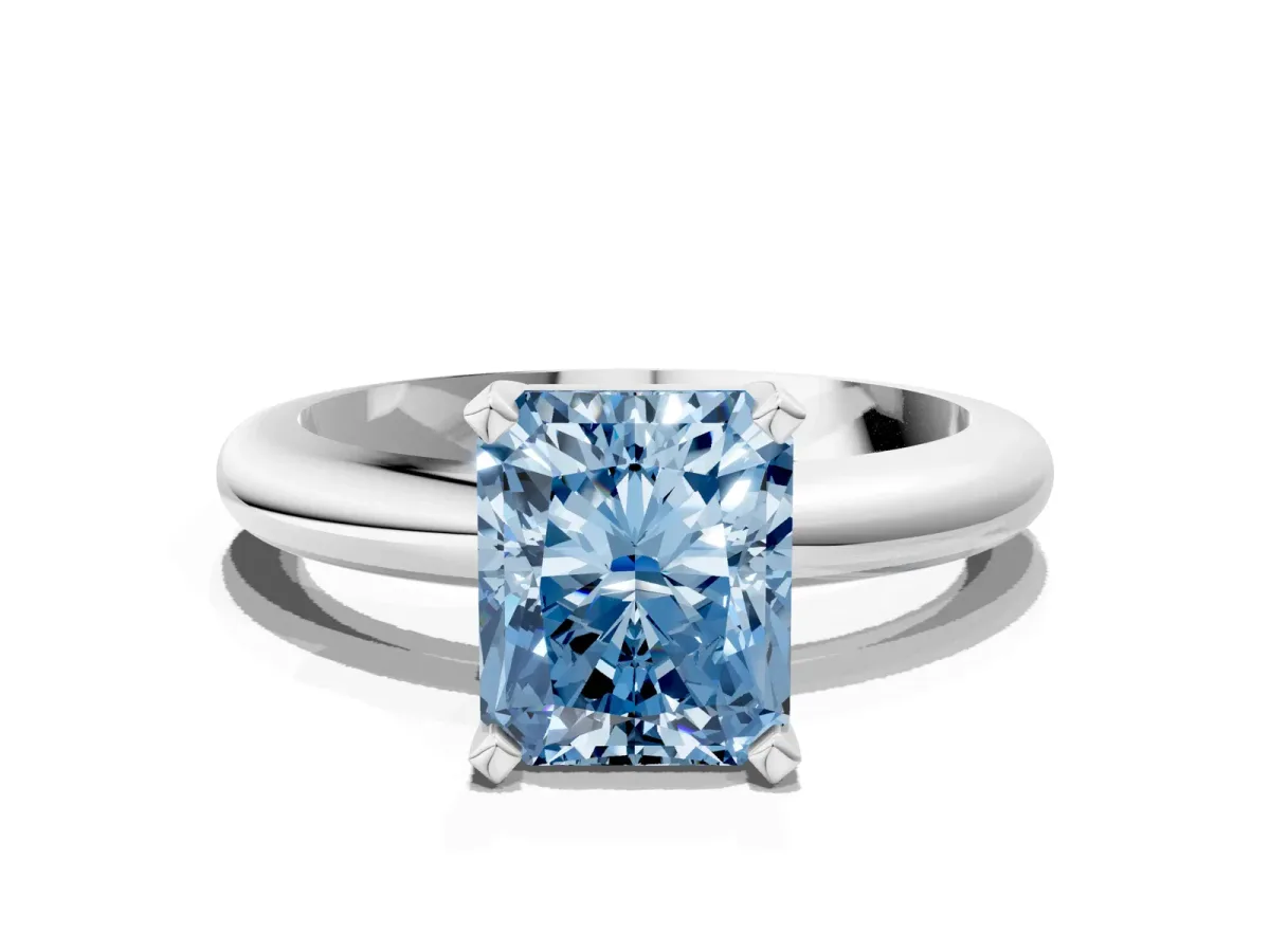 Pavé Round Peridot Twist Band Platinum