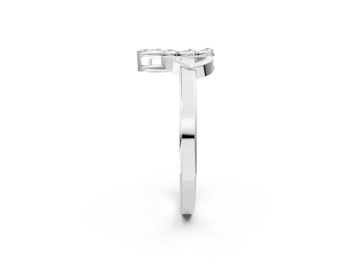 Round Diamond Milgrain Eternity Band with Channel Setting Platinum