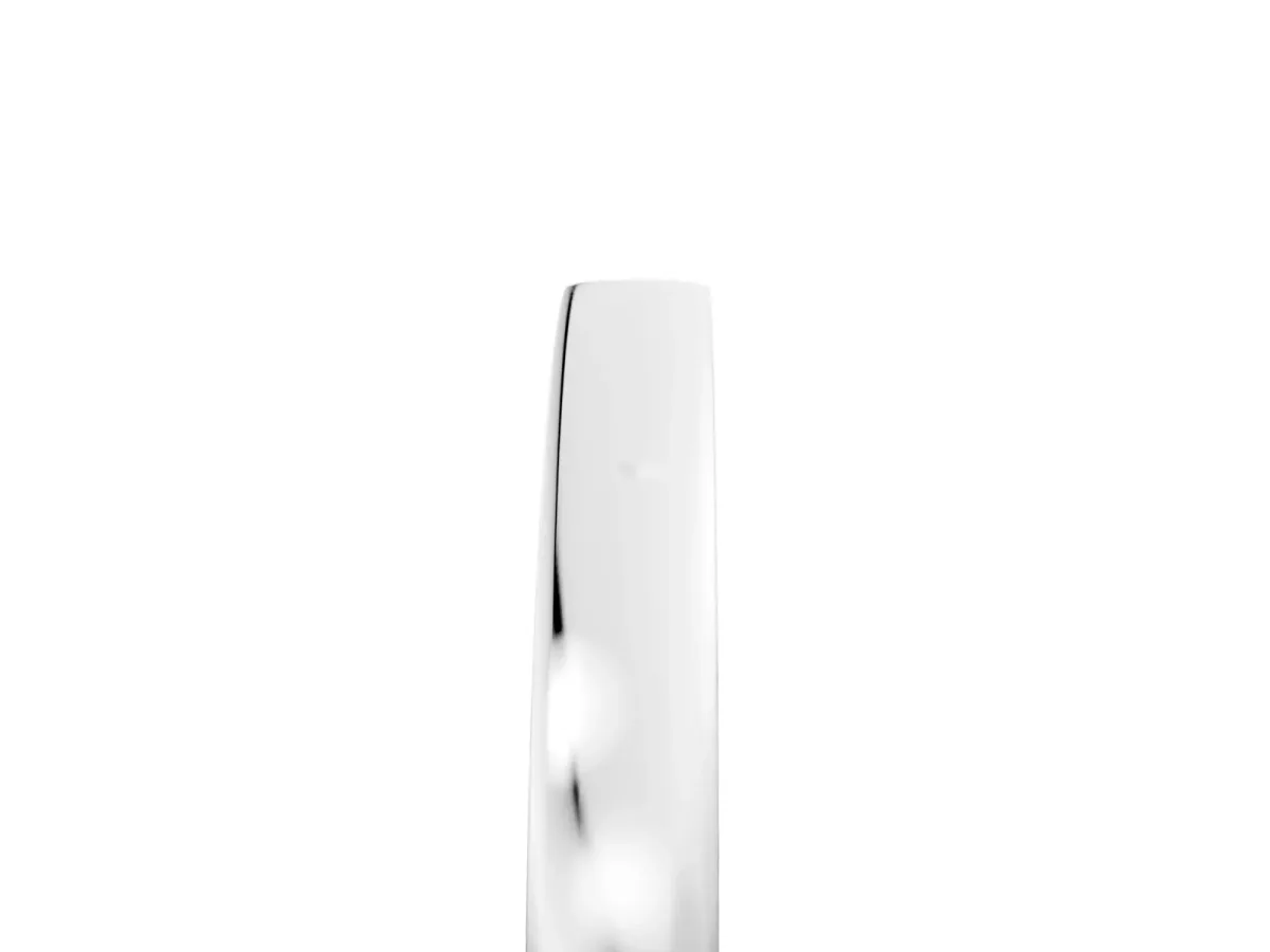 Pavé Round Diamond Channel Set Band White gold