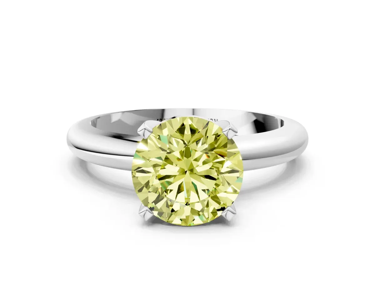 Round Green Sapphire Leaf Eternity Band with Bezel Setting Platinum