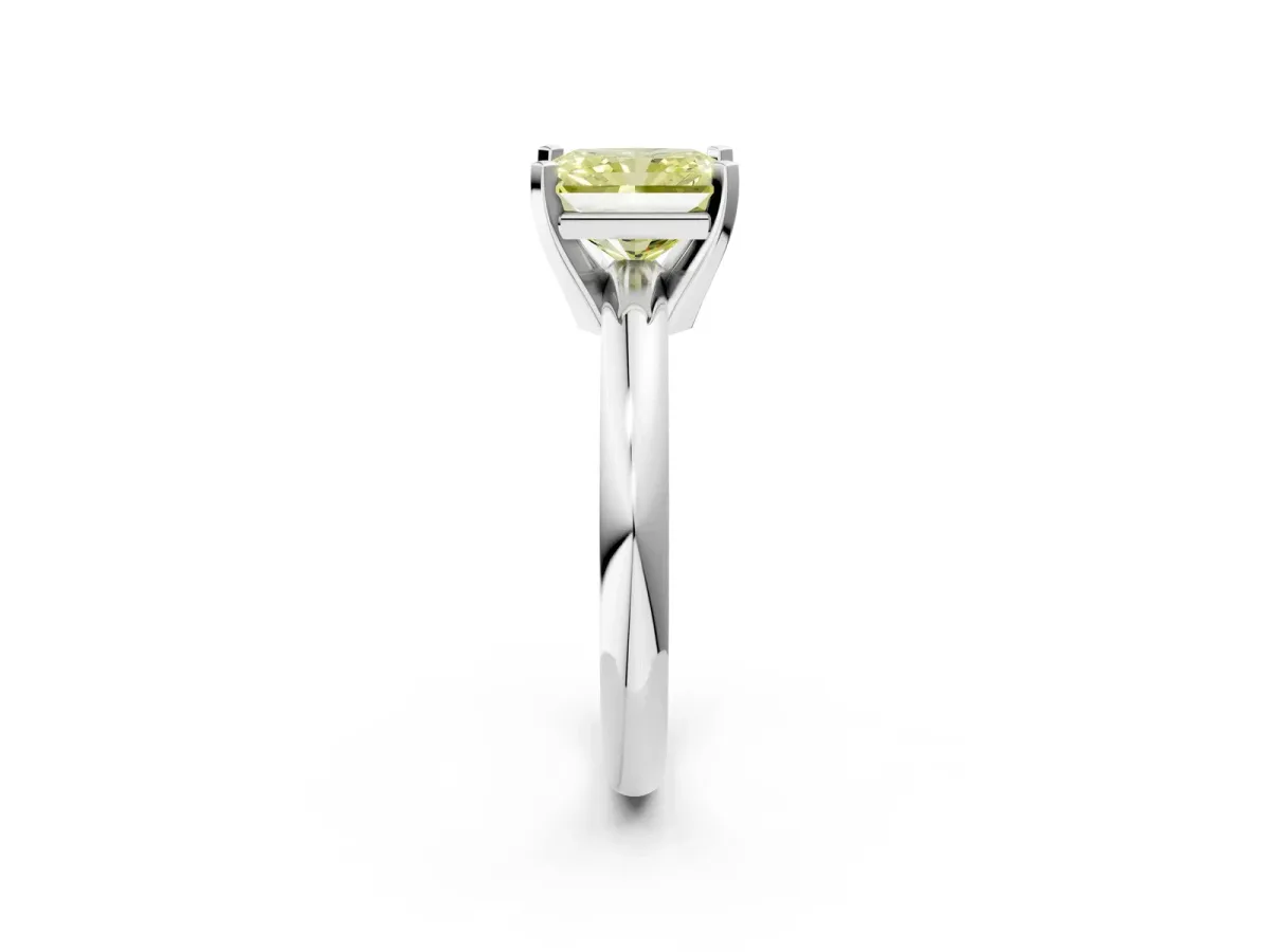 Pavé Round Tanzanite Twist Band Platinum