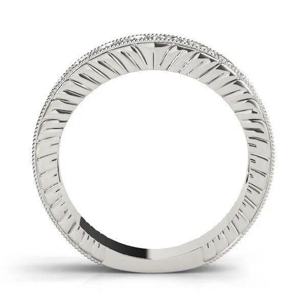 Round Cut Channel Set Diamond Eternity Band Platinum