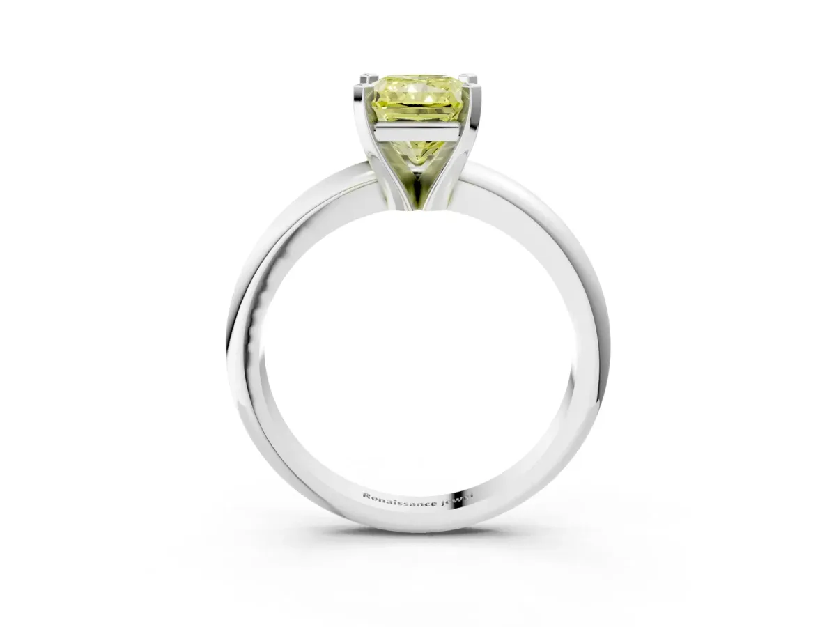 Pavé Round Tanzanite Twist Band Platinum
