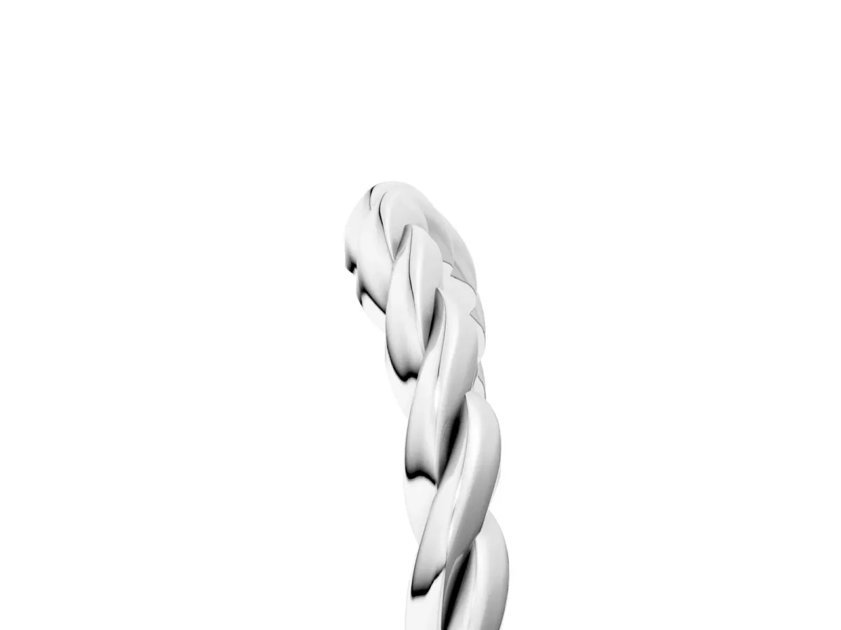 Marquise Diamond Twist Eternity Band with Bezel Setting Platinum