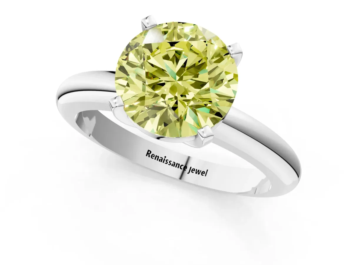 Round Green Sapphire Leaf Eternity Band with Bezel Setting Platinum