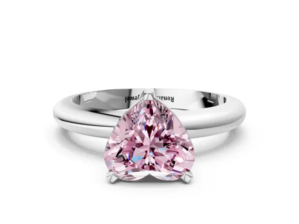 Pavé Round Aquamarine Twist Band Platinum