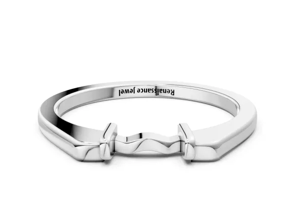 Classic Knot Twist Band Silver