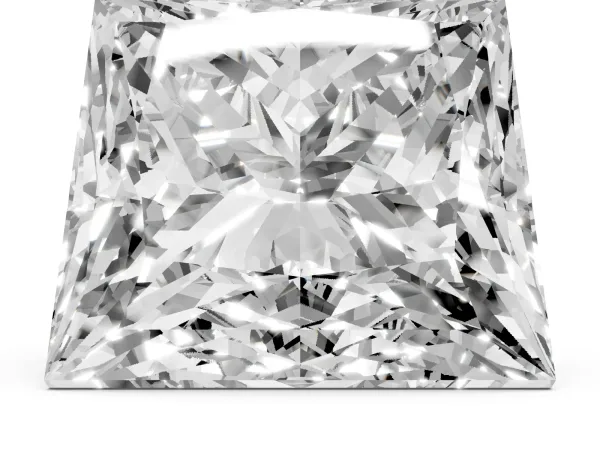 Princess Cut Halo Diamond Ring with Milgrain and Bezel Accents on a Split Shank Band Rose gold