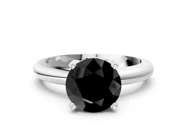 Round Cut and pear toi moi ring Rose gold