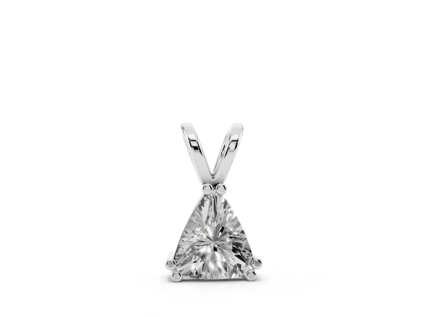 Gold Wire Wrapped Calf Crystal Pendant Silver