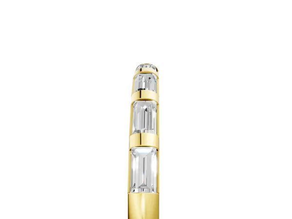 Channel Set Baguette Diamond Eternity Band Yellow gold