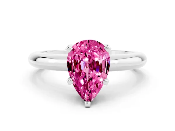 Emerald and Radiant Toi Moi Ring with Prong Setting and Plain Band Silver