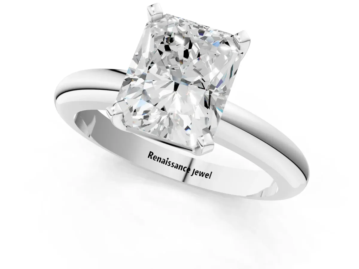 Pavé Round Moissanite Twist Band Platinum