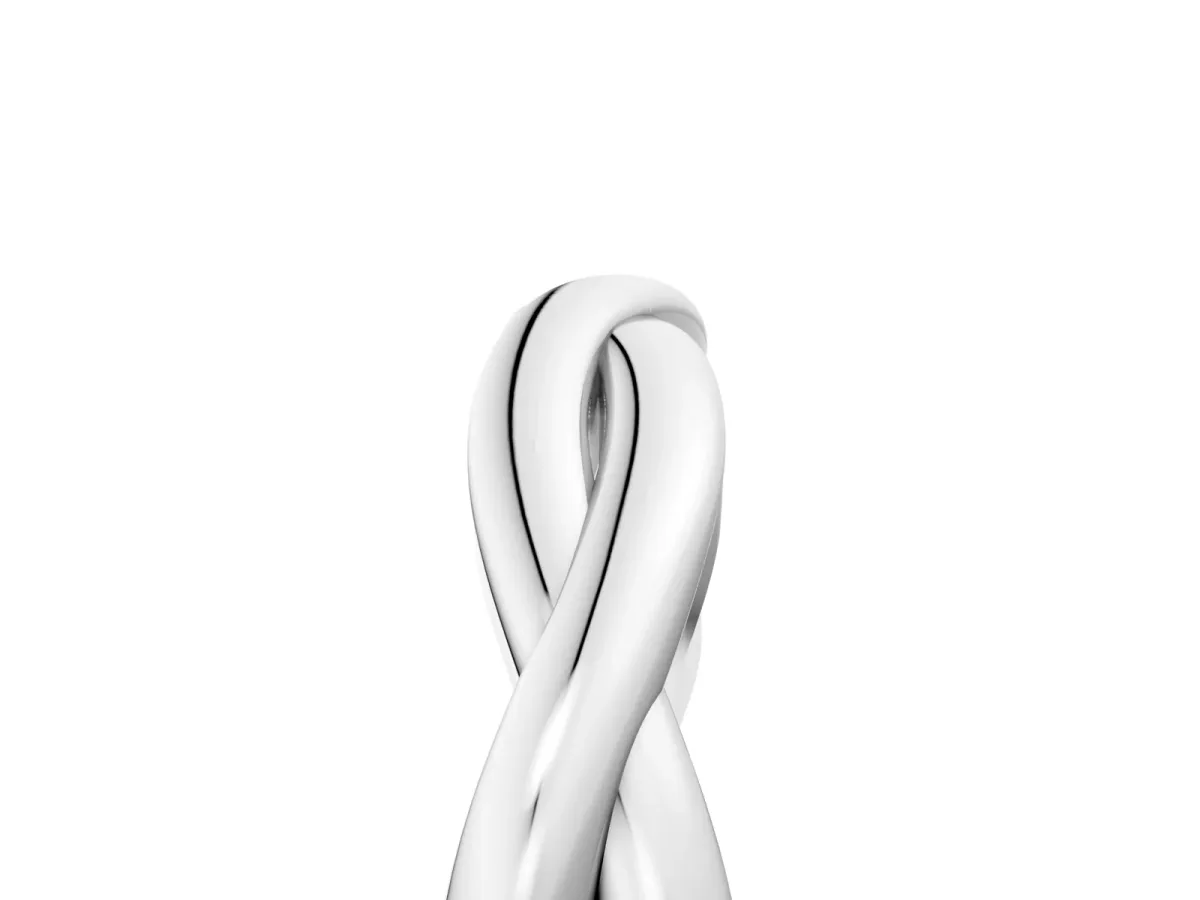 Infinity Twisted Plain Band Silver