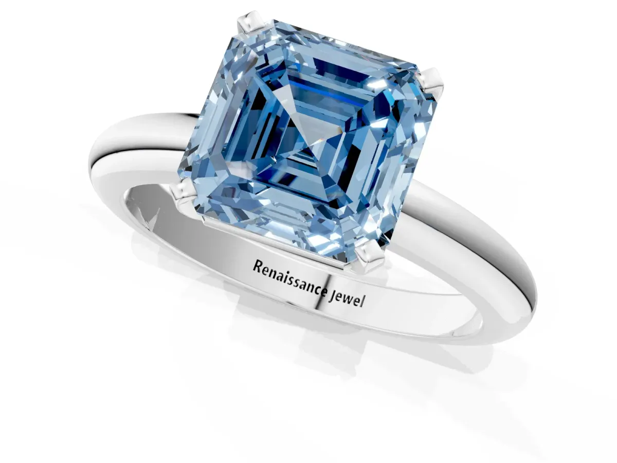 Pavé Round Garnet Twist Band Platinum
