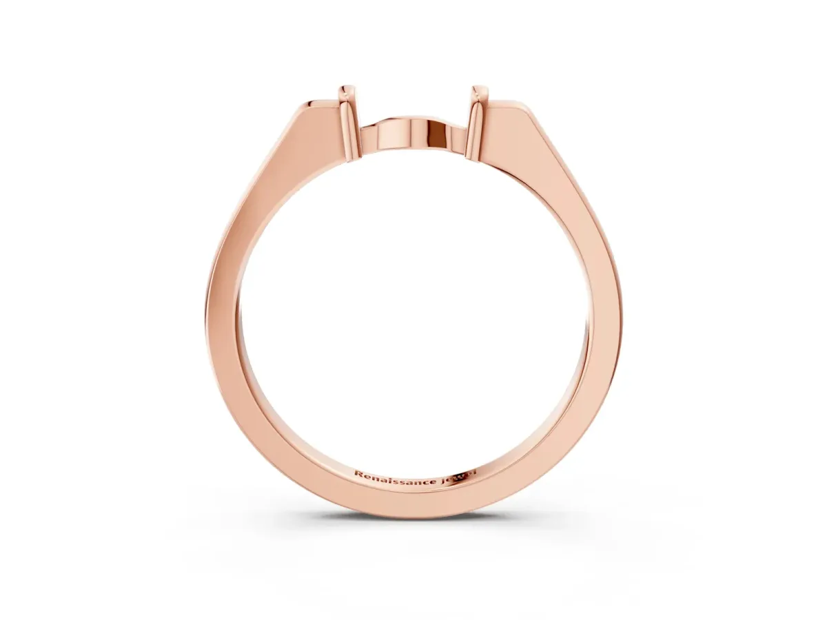 Classic Knot Twist Band Rose gold