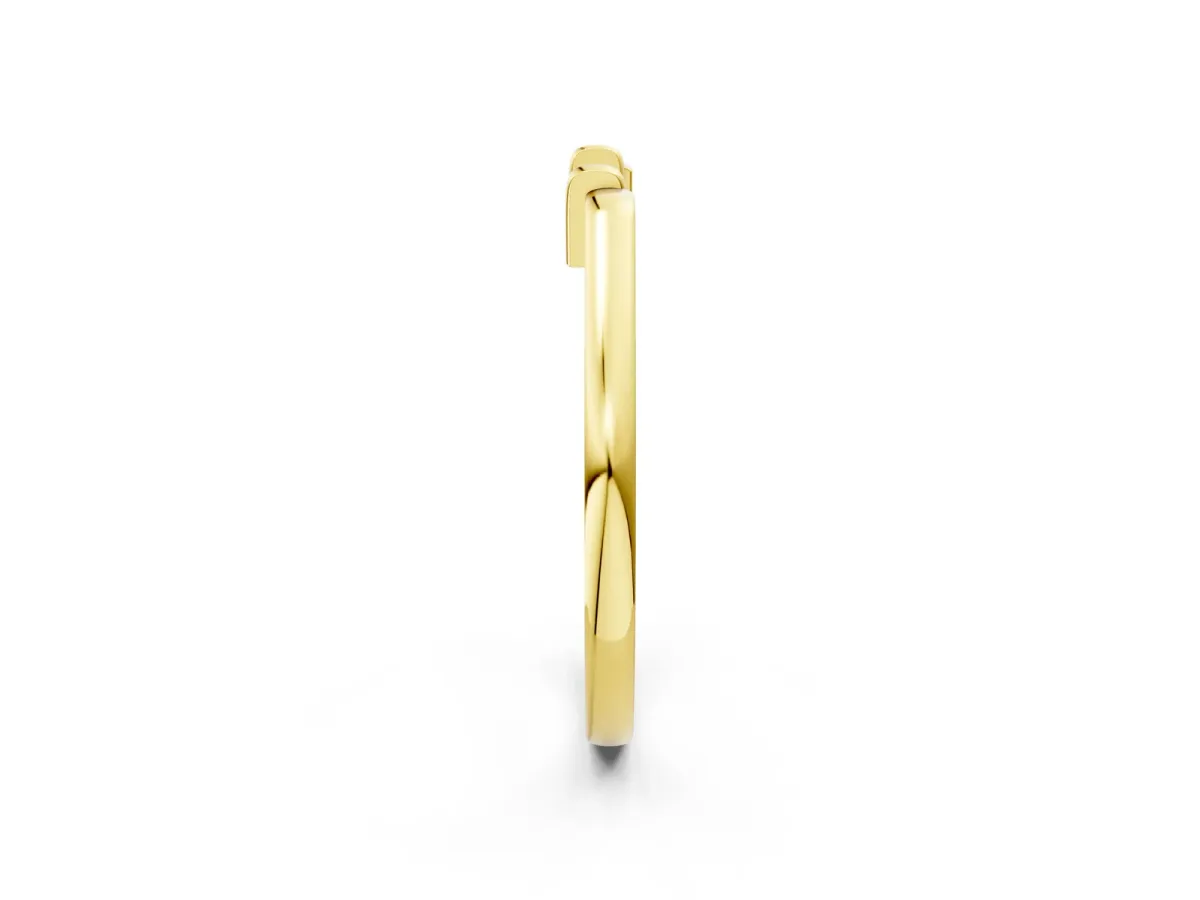 Classic Knot Twist Band Yellow gold