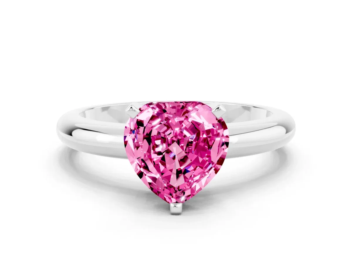 Curved Diamond Cluster Band - Round Stones, Split Shank, Prong Setting Platinum