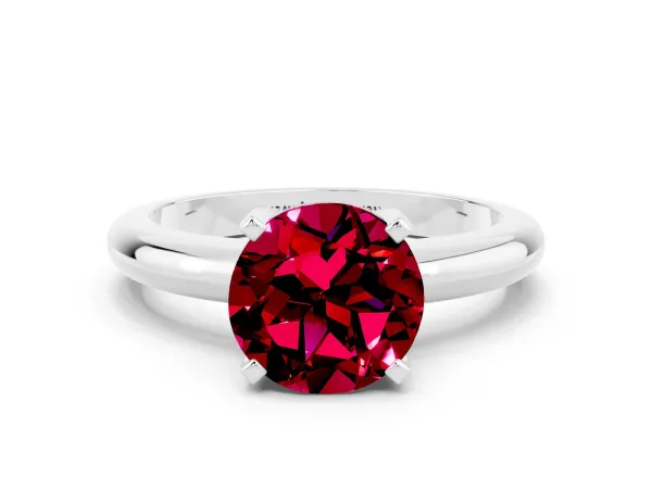 Asscher Cut Diamond Bezel Set Pavé Dome Mens Ring Platinum