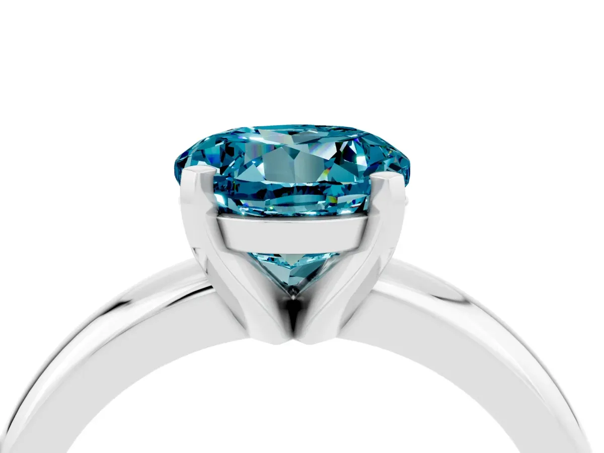 Round Moissanite Leaf Eternity Band with Bezel Setting Platinum