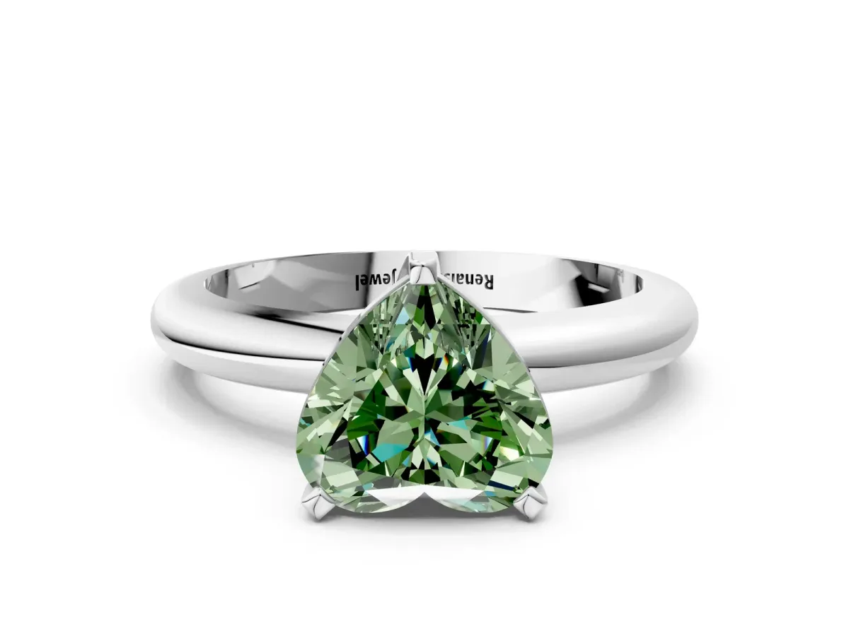 Pavé Round Pink Sapphire Twist Band Platinum