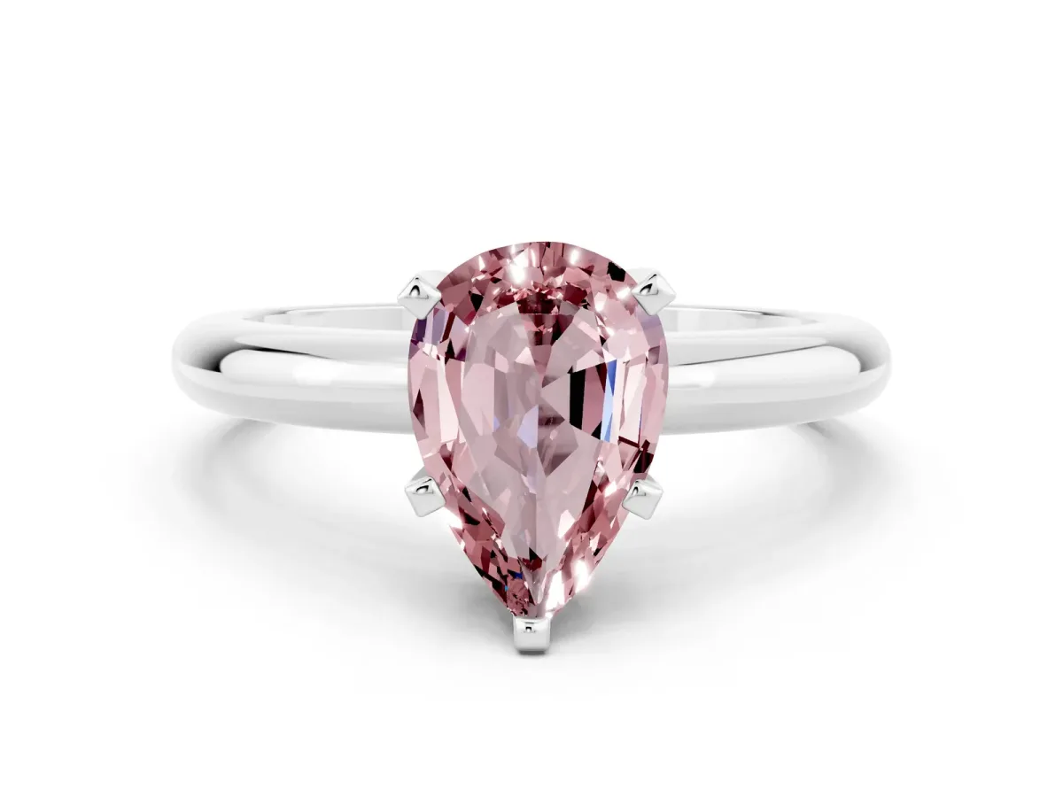 Emerald and Radiant Toi Moi Ring with Prong Setting and Plain Band Platinum