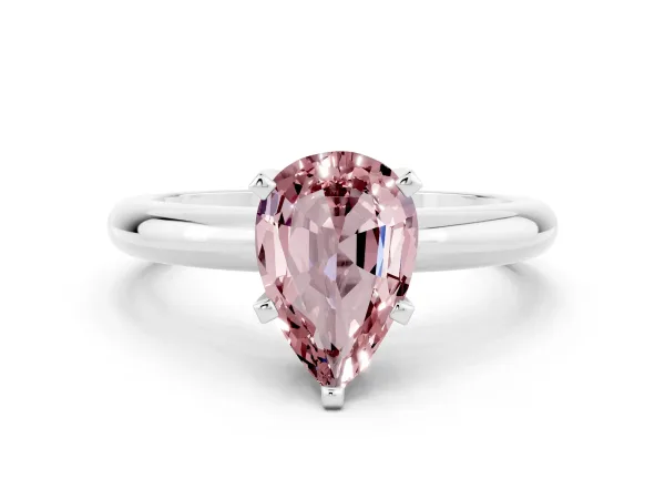 Emerald and Radiant Toi Moi Ring with Prong Setting and Plain Band Platinum