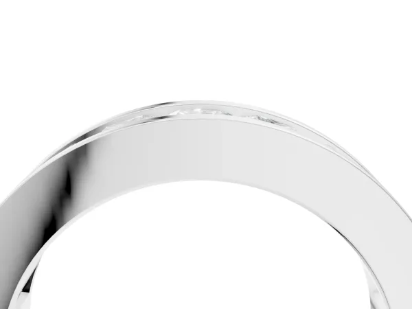 Princess Cut Eternity Band with Channel Set Platinum