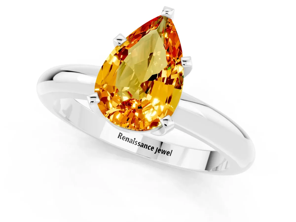 Round Garnet Leaf Eternity Band with Bezel Setting Silver