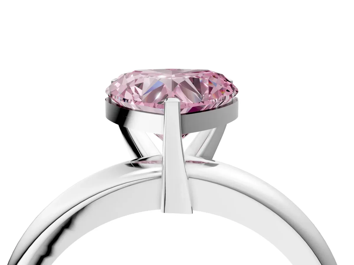 Pavé Round Aquamarine Twist Band Platinum