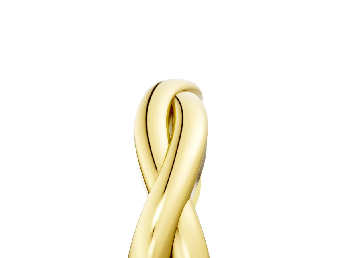 Infinity Twisted Plain Band Yellow gold