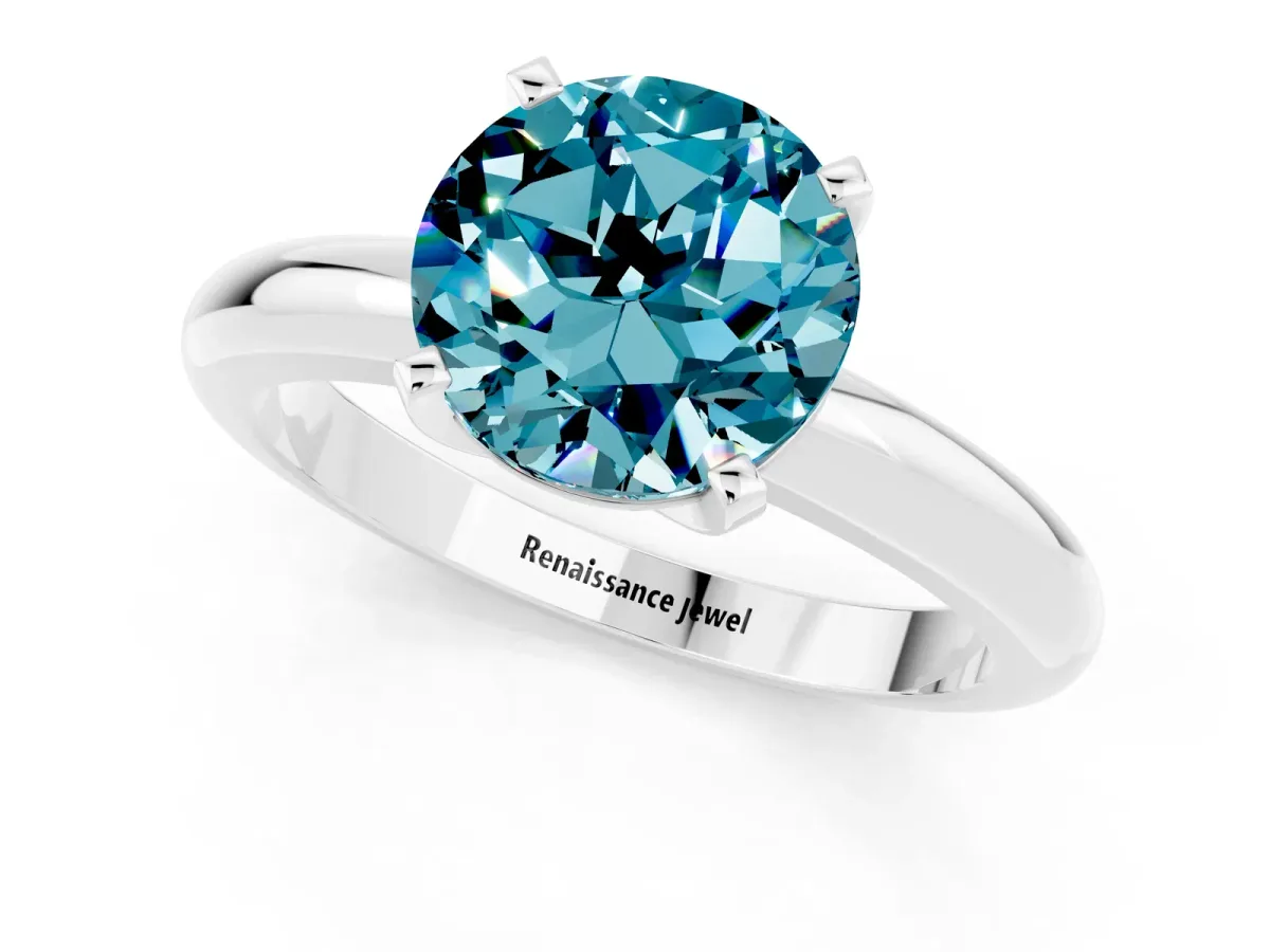 Round Moissanite Leaf Eternity Band with Bezel Setting Platinum