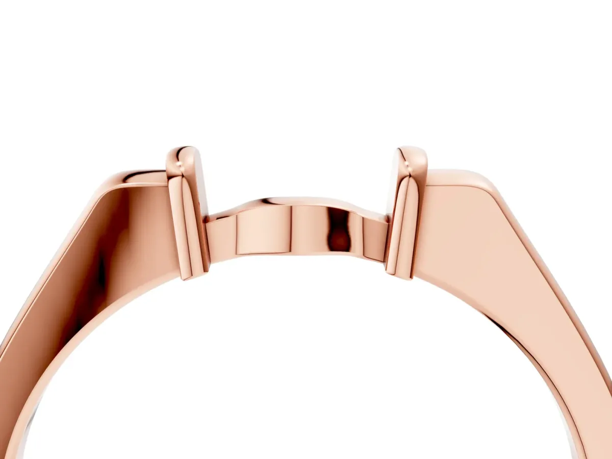 Classic Knot Twist Band Rose gold