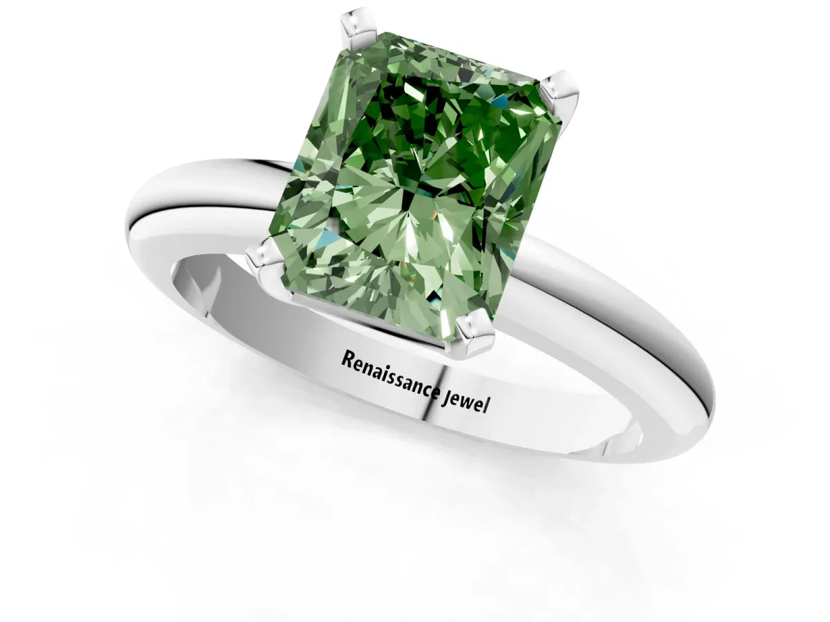 Pavé Round Peridot Twist Band Silver